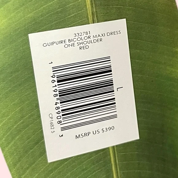 Farm Rio Guipuire Bicolor Maxi Dress, L - Picture 8 of 9